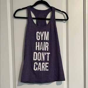 Purple Graphic Tank Top